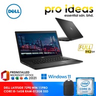 DELL LATITUDE 7290 ULTRABOOK [CORE I5-8TH GEN / UP TO 16GB DDR4 RAM & 1TB M.2 SATA SSD] 12.5" FHD IP