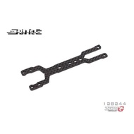 SNRC 1/10 M-128244 2.0MM GRAPHITE 2ND DESK UPPER DECK (FRONT PART) - MTS T3M R3G R3C R3PRO R3