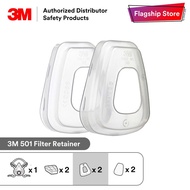 3M 501 plastic cover(1 bag) - Plastic cover to fix 3M 5N11 dust filter for 3M 6000/7000 mask lines -