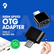 Type C USB OTG / Micro USB OTG / Male to Female OTG Adapter Converter for Android / PC / Laptop