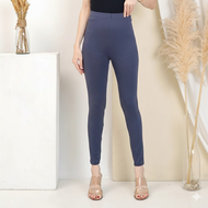 Legging Panjang Wanita High Waist Hitam Polos Tebal Premium Anti Jiplak Stretch All Size/Jumbo
