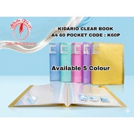 KIDARIO Clear Book A4 60 Pocket | Code: K60P