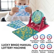 NEW Bingo Lotto Simulation Game Toy Set Bingo Home Lottery Cage Ball Card Counter Bingo Game Toy