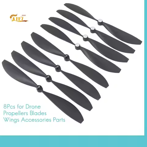 AEE7-8Pcs For Drone Propellers Blades Wings Accessories Parts For Gopro Karma Black D.21