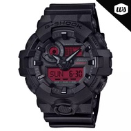 [Watchspree] Casio G-Shock GA-700 Lineup Black and Bold Red Series Watch GA700BBR-1A GA-700BBR-1A