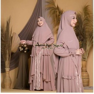 Gamis Annisa Syar I By Asm Syari Mewah Terbaru 2021 Lebaran Set Hijab