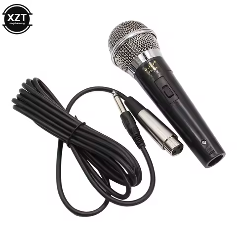 NEW Karaoke Microphone Handheld Professional Wired Dynamic Microphone Clear Voice Mic for Karaoke Pa