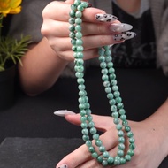 花青翡翠珠鍊珠鏈珠串 | 天然緬甸玉A貨翡翠 | 送禮