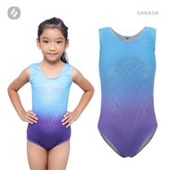 Savasa Gymnastics Leotard Kids - Mae Blue Children's Gymnastics Clothes