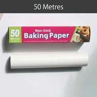 Emika Choice 50M Baking Paper Non-Stick Parchment Paper Baking Sheets for Bakery BBQ Cooking Grillin
