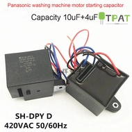 Panasonic Washing Machine Capacitor 10UF+4UF (Compatible with 9.7 UF+3.8 UF)