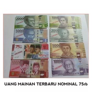 150 Lembar Uang Mainan Mirip Asli / Uang Kertas Mainan Buat Mahar