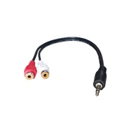3.5mm Sterio Male To RCA Female Cable Length 20CM