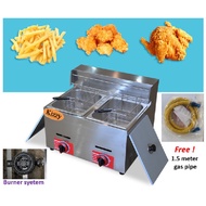 Gas Deep Fryer 2 x 6 Liter