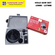 HOLE SAW SET 19MM - 127MM