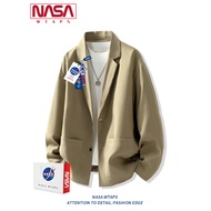 NASA WTAPS American High-End Suit Jacket Men's Spring Autumn Trendy New Style Loose Casual Suit Men