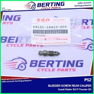 ☢ ▥ SGP BLEEDER SCREW REAR CALIPER Suzuki Raider 150 FI Thunder 125 Genuine 59121-18410-000