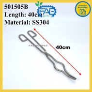 Stainless Steel SS304 Crucible Tong Plier Holder 不锈钢坩埚钳 送样钳