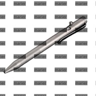 MARIER Alloy Pen, Grey Titanuim Ballpoint Pen, Retractable Bolt Action Pen Daily Use