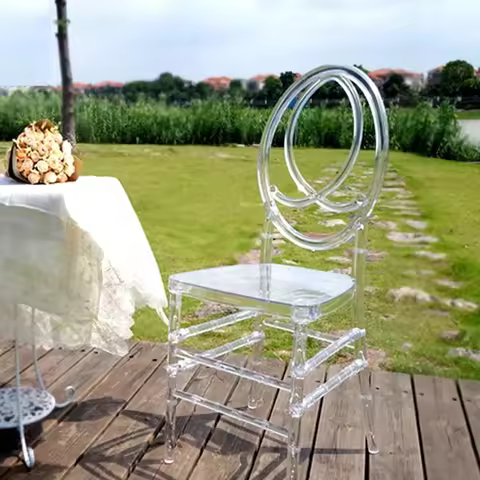 Acrylic Transparent Chair Wedding Chair Detachable Chiavari Outdoor Wedding Moment Party Gathering i