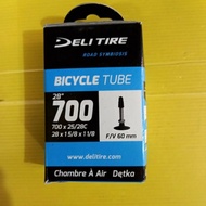 ROADBIKE INNER TYRE 700C 700X25C PRESTA GRAVEL VALVE NOT MAXXIS ORIGINAL