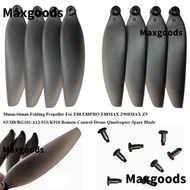 MAXGOODS Folding Propeller Blades, Black Plastic Remote Control Drone Parts, 58mm/66mm Universal Qua