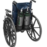 Wheelchair Oxygen Double Cylinder Bag Medical Oxygen Cylinder Mesh Storage Bag