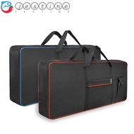 JESTINE Keyboard Bag, 61/76/88 Key Waterproof Instrument Keyboard Case, Portable Anti Shock Cotton P