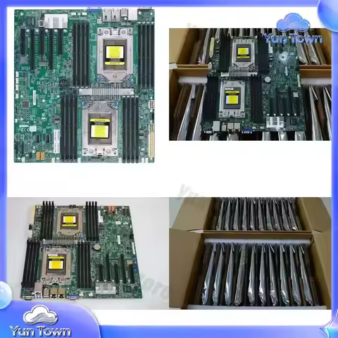 Original New Supermicro H11DSI-NT Dual Channel REV2.0 Server Motherboard for AMD EPYC 7642 and 7542