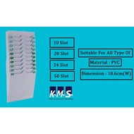 10 Slot Punch Card Rack / Punch Card Holder