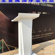 Small Welcome Paint Lecture Table Reception Modern Host Stainless Steel Speaking Simple Lecture Tabl