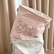 Mocorie - Laundry Bag Coquette Laundry Bag Ribbon Laundry Bag Coquette Dirty Clothes Basket/ Dirty C
