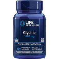 Life Extension Glycine, 1000 mg, Sleep port, 100 Capsules