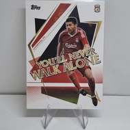 Topps Xavi Alonso Liverpool Football Card