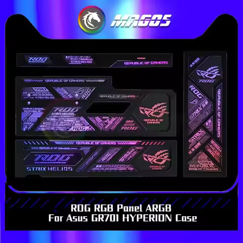 Asus GR701 ROG HYPERION Case RGB Panel ARGB 4Pcs Kit Support MB 5V SYNC(Case Not Included),New Arriv