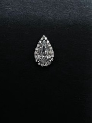 (GIA 証書) 0.5卡梨型鑽石吊墜 D色 淨度VVS1 連碎石鑲嶔 / GIA Diamond Pendant - Pearl Brilliant 0.5 Carat D color VVS1