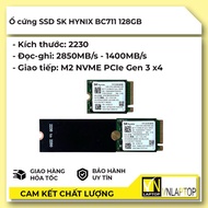 SK HYNIX ZIN REMOVABLE SSD Hard Drive M2 NVMe PCI-e BC711 128GB 2230 gen 3x4 comes with extension tr