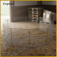 [Gepnoo] Portable Chick Brooder Sturdy Chick Brooder Pen Assembly Required Galvanized Mesh Enclosure