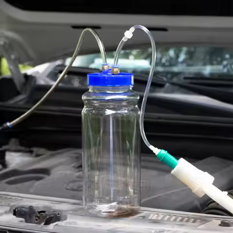 A50U 2L Universal Engine Oil Change Artifact Manual Suction Oil Pump Vacuum Maintenance Tool for Car