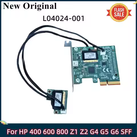 For HP 400 600 800 Z1 Z2 G4 G5 G6 SFF Half-Height Bracket Thunderbolt PCIe Card L04024-001 L16275-00