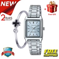 Jam Tangan Wanita BABY-G Watch For Women Quartz Stainless Steel Waterproof LTP-V007D-2E