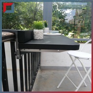 Balcony Folding Table Hanging Wall-mounted Leisure Table Folding Table Balcony Railing Guardrail Han