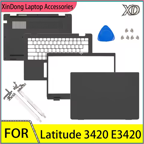 New For Latitude 3420 E3420 LCD Back Cover 02K5F8 / Front Bezel 02KP4R / Upper Case Palmrest 04PX9K 