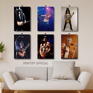 AESTHETIC ROCK BAND GUNS N ROSES Room POSTER 20X30 | ANGGOTA BAND GUNS N ROSES CHILDREN'S ROOM DECOR