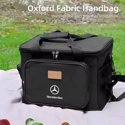 Insulated Picnic Bag Lunch Box Camping Storage Case For Mercedes Benz AMG A C E Class W201 W210 W108