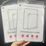 Shockproof case to protect 4 corners for Ipad A16, gen 11 2024 / gen 10, iPad 2022 transparent tpu