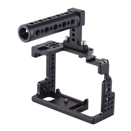 [LIX1] Camera Cage 1/4 Inch and 3/8 Screw Hole Aluminum Alloy Replacement for A7II A7IIIA7SII A7M3 A