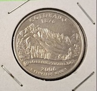 少見硬幣--美國2006年25美分-50州紀念幣-科羅拉多州 (United States 50 State Quarters-2006 Colorado)