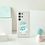 蠟筆小新哈囉假期防摔透明SAMSUNG手機殼