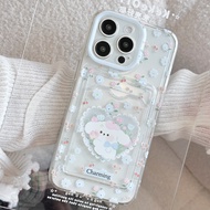 MERAH Love Strap Card Holder Dog Casing iphone 17 Air Pro 11 13 Pro Max 16 15 Pro Max Ip11 7P 8P Xr 